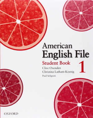 American English File 1 Student Book,Used