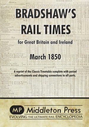 Bradshaws Rail Times 1850,Used