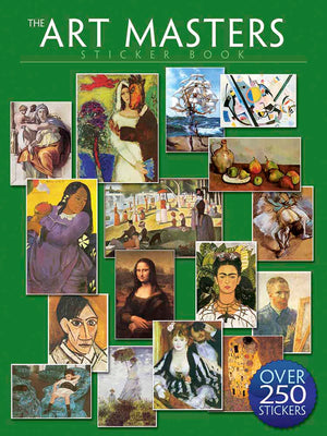 The Art Masters Sticker Book: Over 250 Stickers,Used