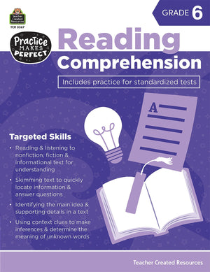 Reading Comprehension Grade 6 (Practice Makes Perfect (Teacher Created Materials))