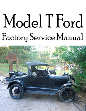 Model T Ford Factory Service Manual: Complete illustrated instructions for all operations,Used