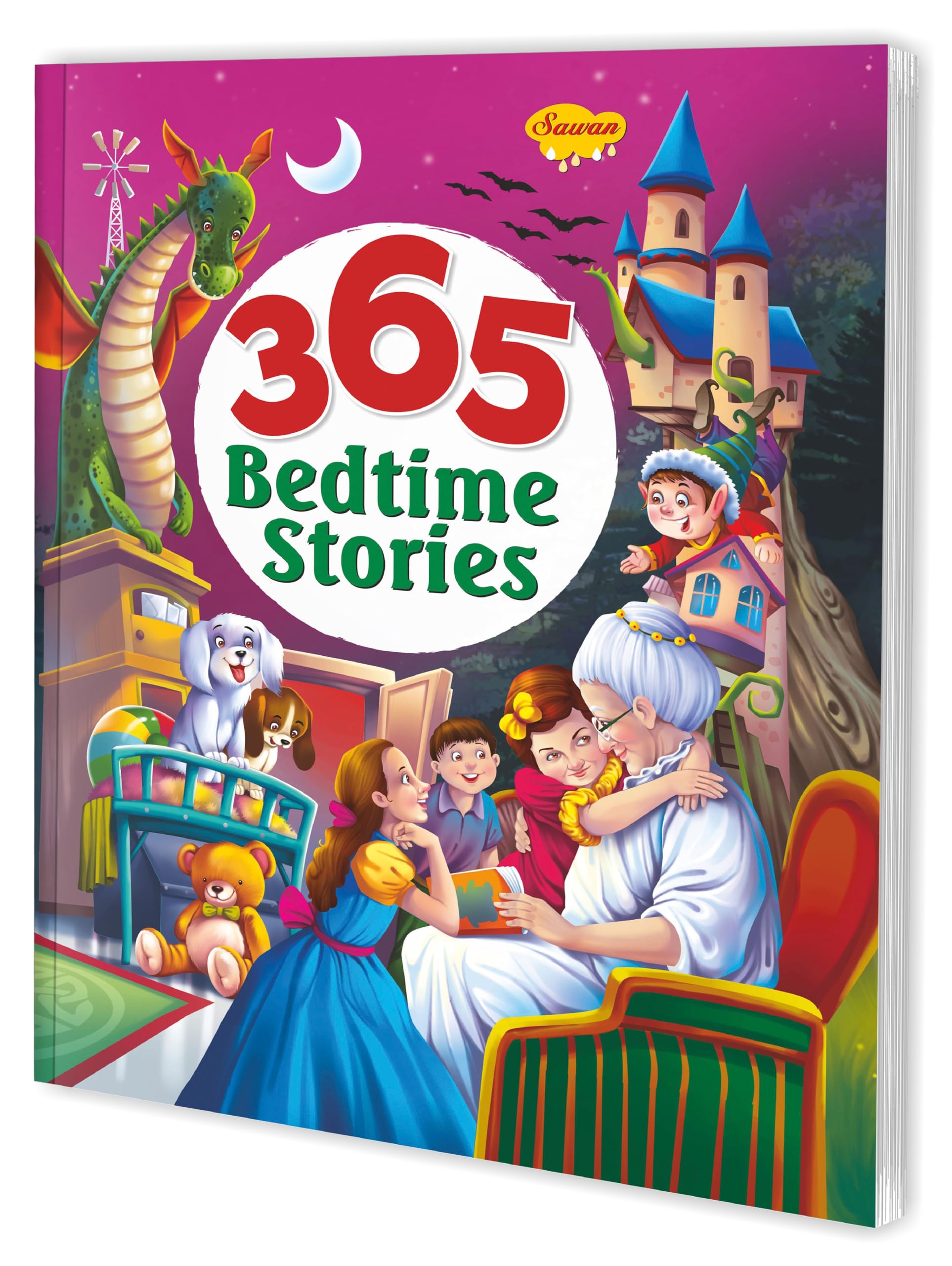 365 Bedtime Stories (Paperback): Vol. 1 [Paperback] Sawan; Manoj Publications Editorial Board And Sahil Gupta