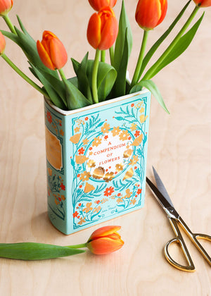 Bibliophile Ceramic Vase: A Compendium Of Flowers: A Compendium Of Flowers (Flower Vase, Ceramic Vase For Book Lovers, Gift Idea