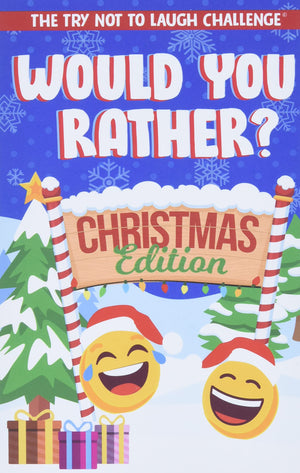 The Try Not to Laugh Challenge  Would You Rather? Christmas Edition: A Silly Interactive Christmas Themed Joke Book Game for Ki,Used