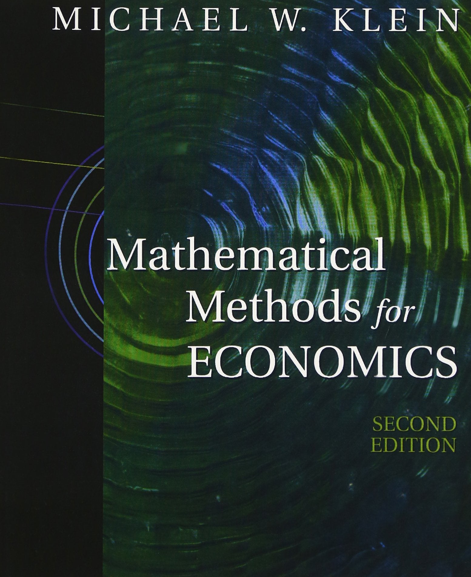 Mathematical Methods for Economics,New