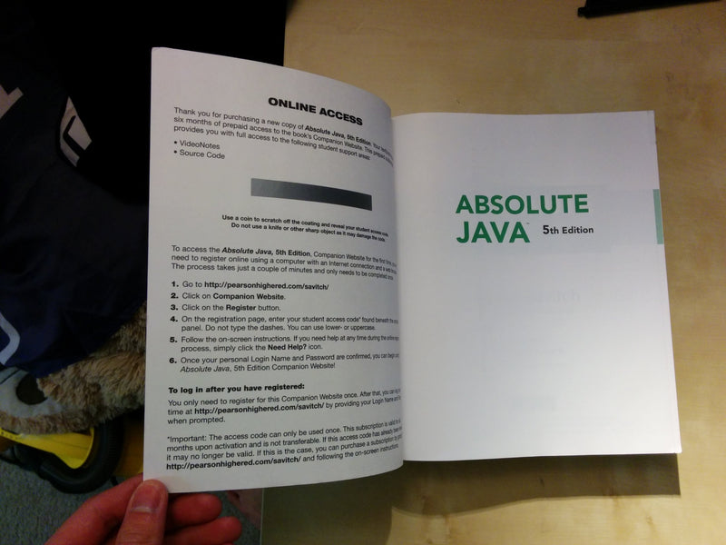 Absolute Java (5th Edition),New