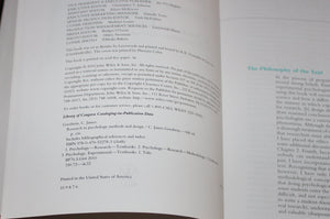 Research In Psychology: Methods and Design,New