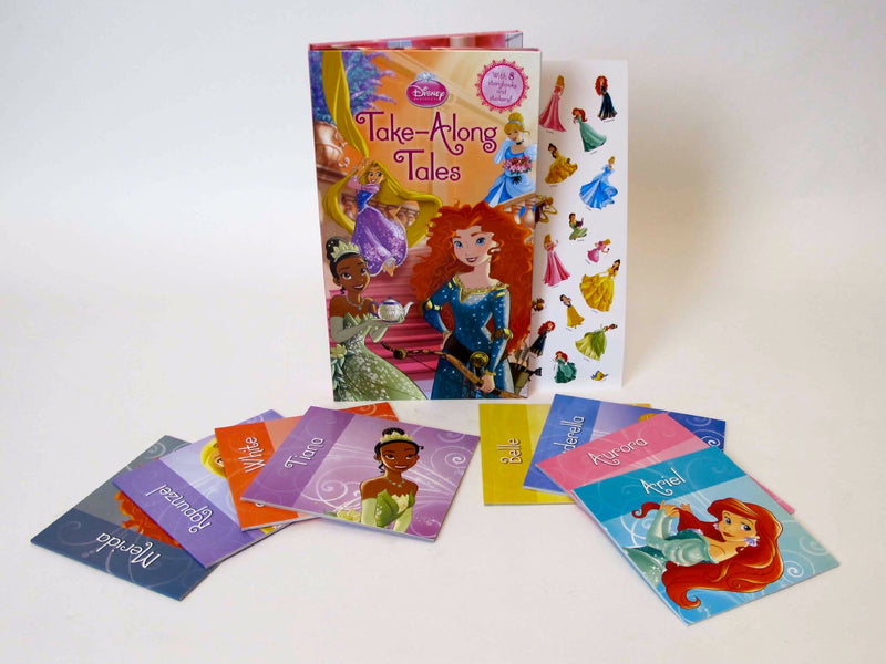 Disney Princess TakeAlong Tales: With 8 Storybooks and Stickers!,Used