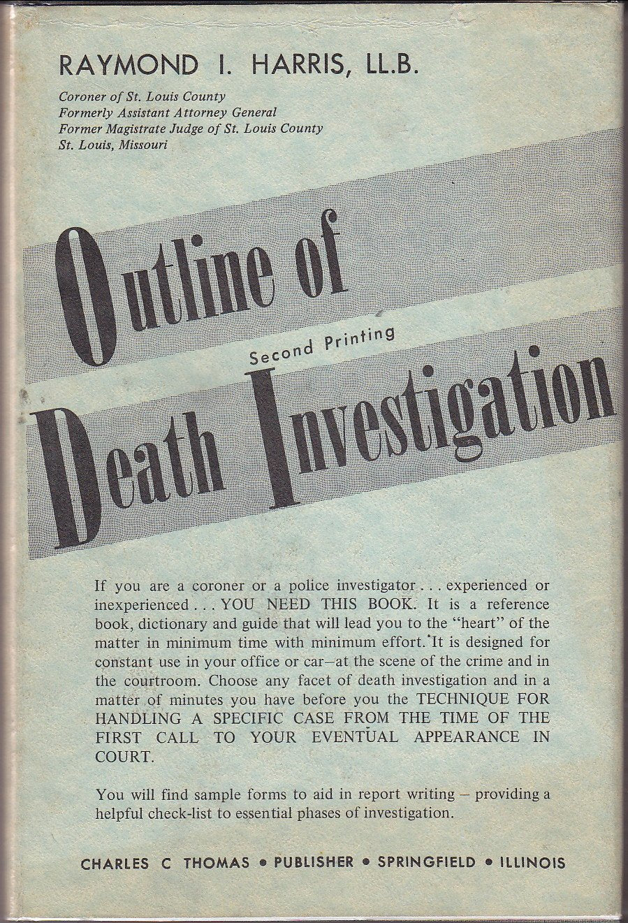 Outline Of Death Investigation