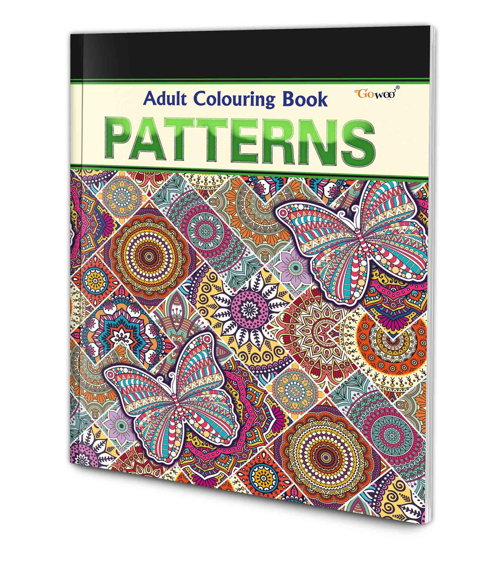 Patterns - Adult Colouring Book : Mindful Art Coloring, Creative Coloring For Adults, Coloring For Relaxation, Art Coloring Book For Adults