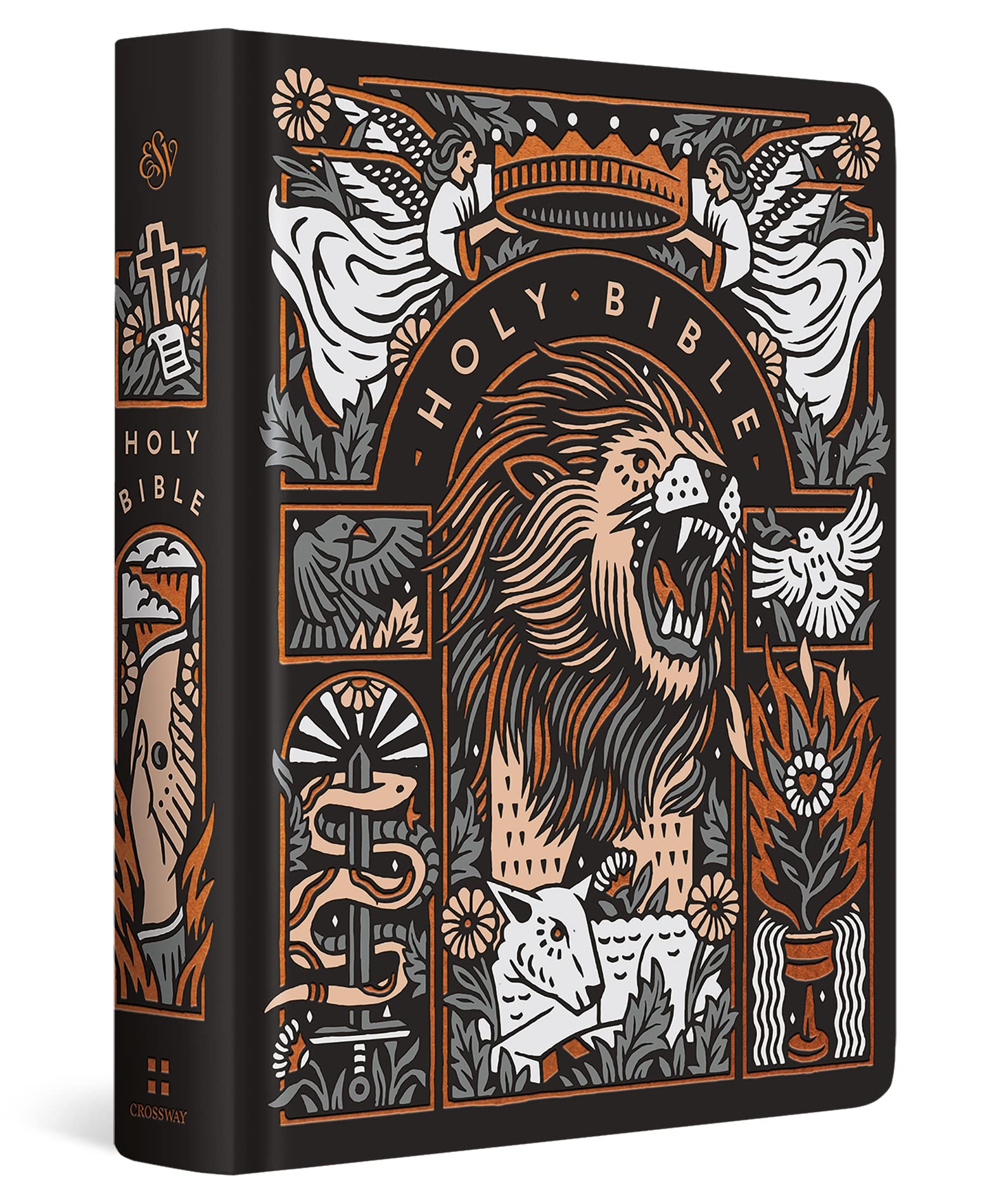 ESV Single Column Journaling Bible, Artist Series (Hardcover, Joshua Noom, The Lion and the Lamb),New