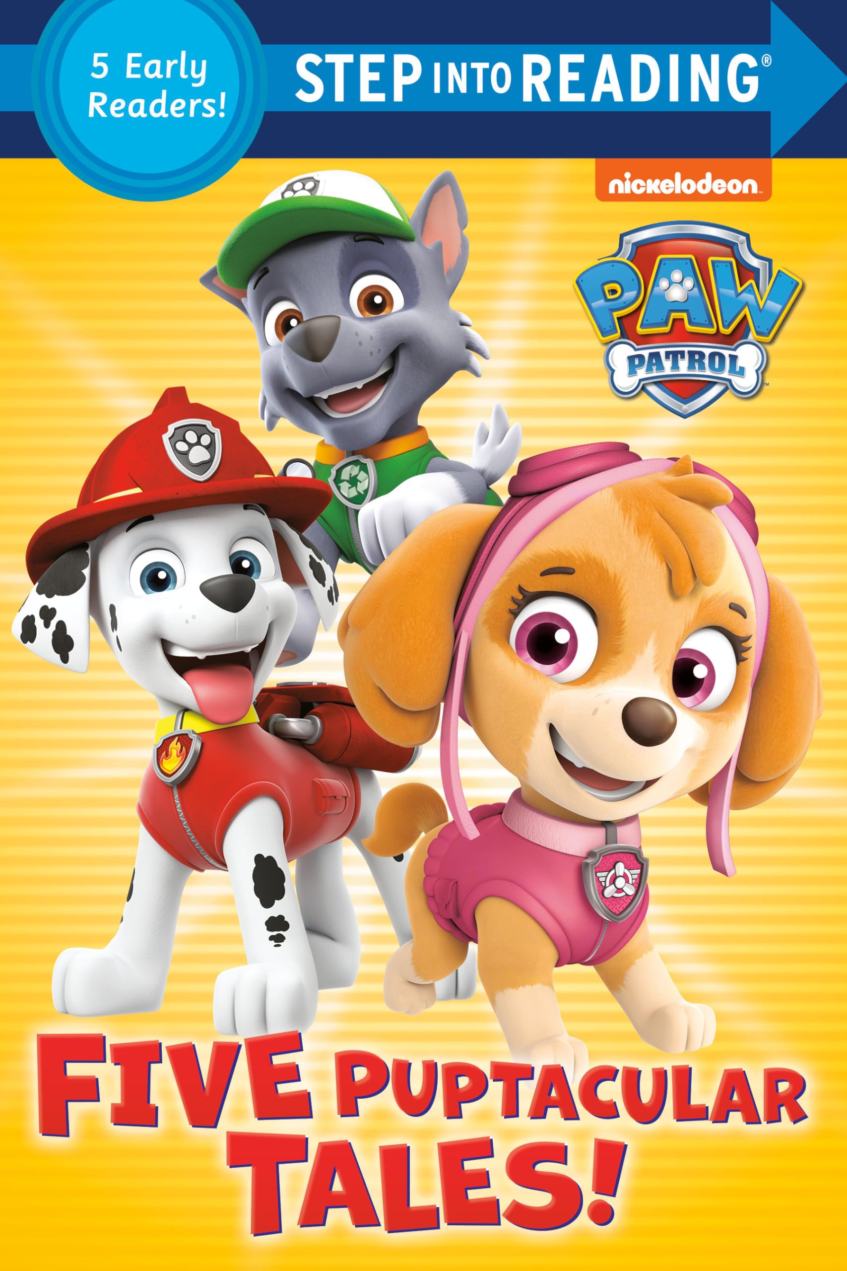 Five Puptacular Tales! (PAW Patrol) (Step into Reading),Used