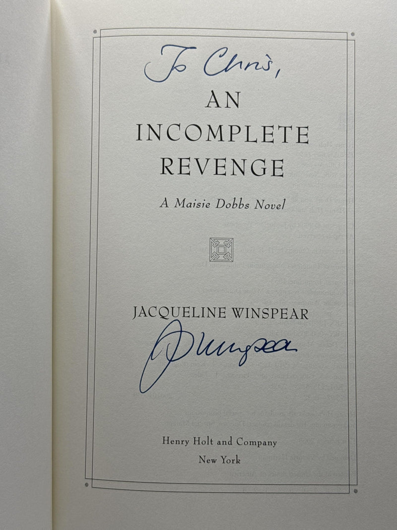 An Incomplete Revenge: A Maisie Dobbs Novel (Maisie Dobbs Novels),New