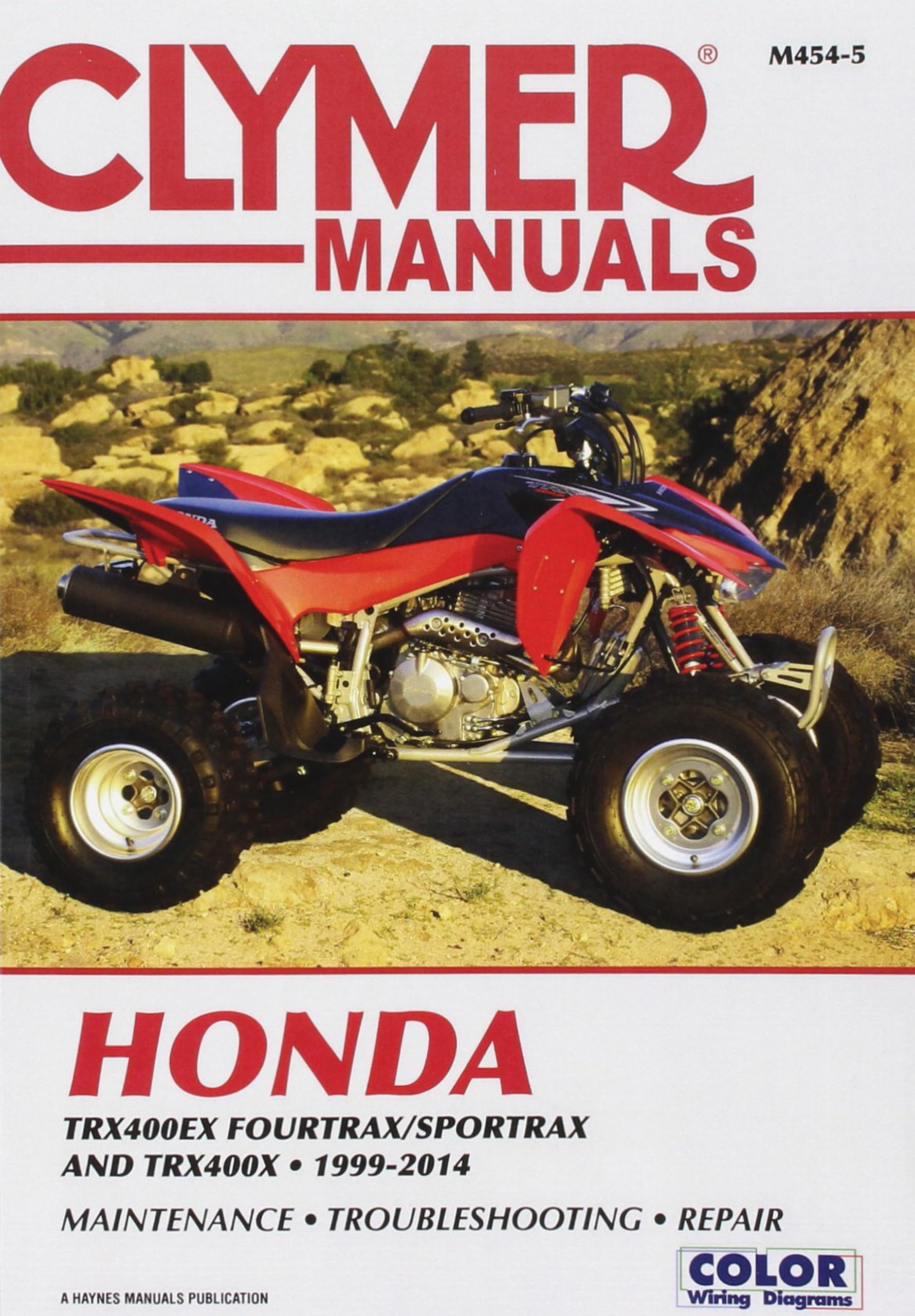 Honda Trx400Ex Fourtrax/Sportrax And Trx400X 19992014 (Clymer Manuals),New