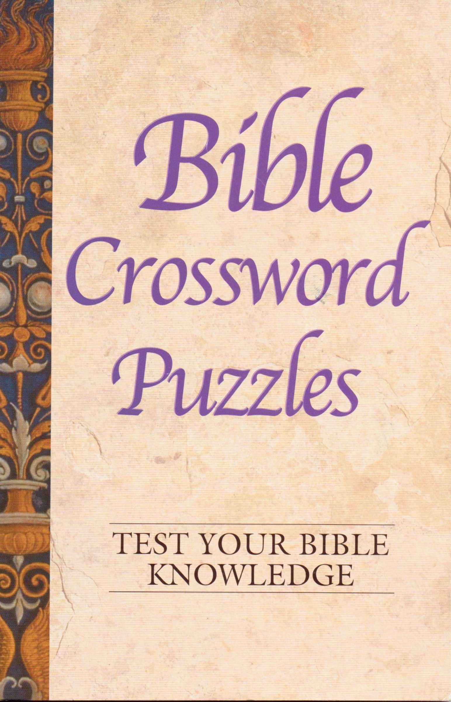 Bible Crossword Puzzles  Test Your Bible Knowledge.,Used
