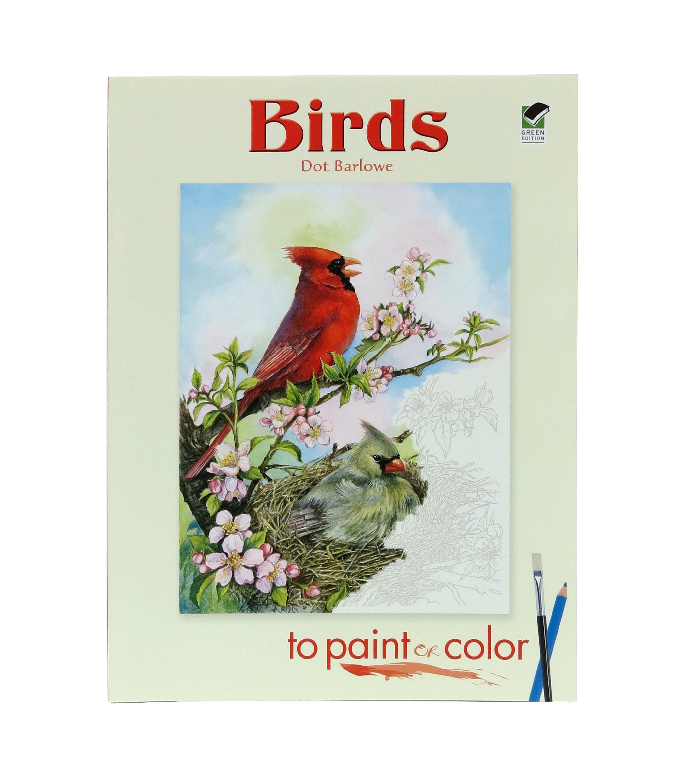 Birds to Paint or Color (Dover Art Coloring Book),Used