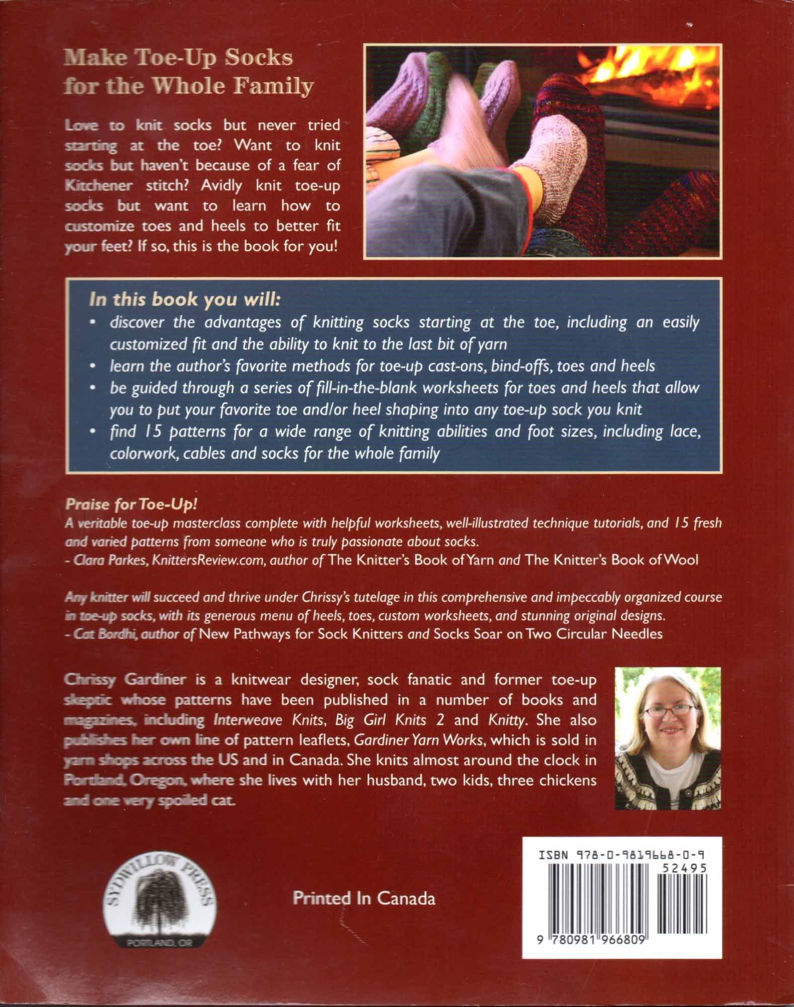 ToeUp! Patterns and Worksheets to Whip Your Sock Knitting Into Shape,Used