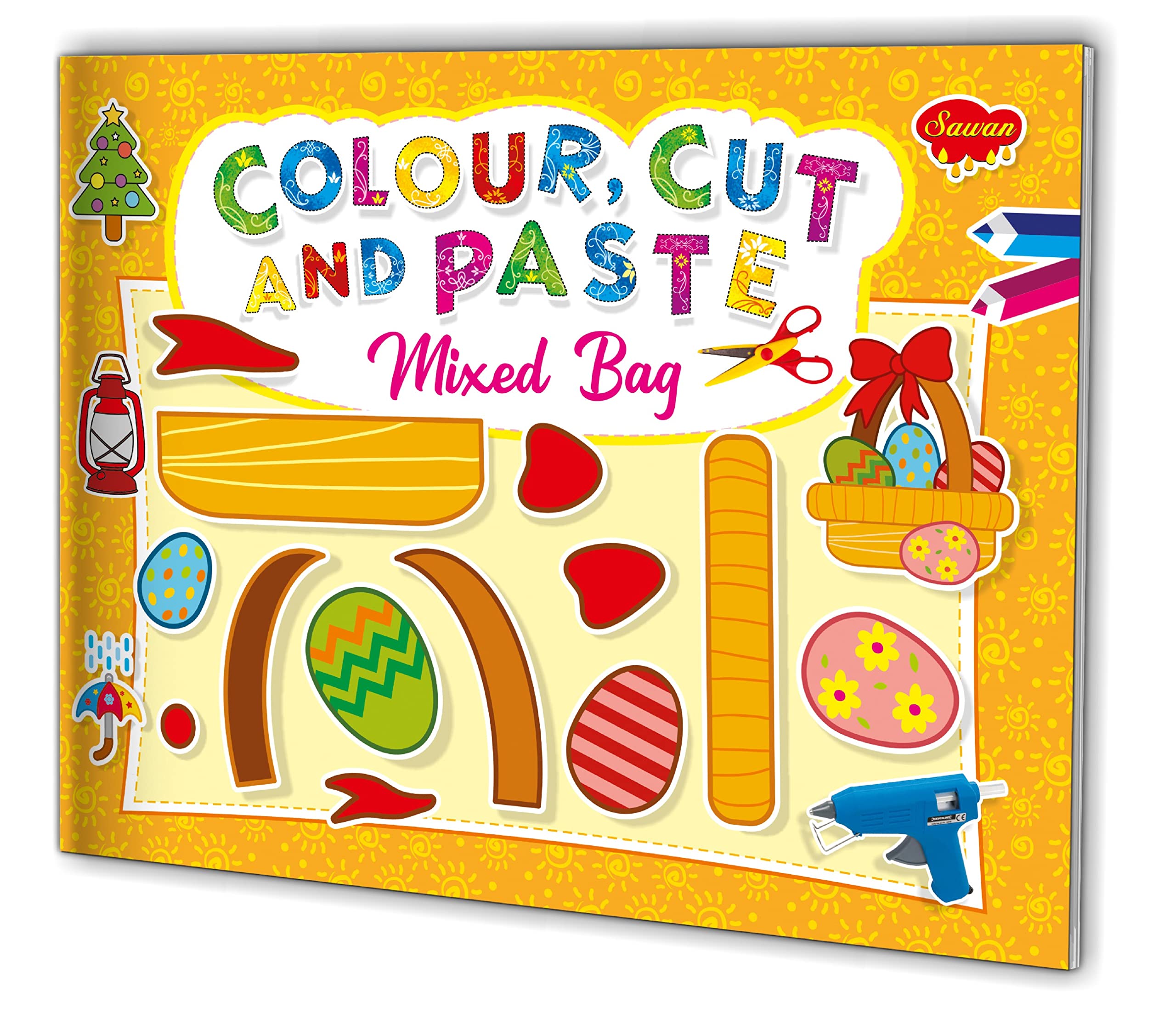 Mixed-Bag Colour, Cut And Paste Book By Sawan