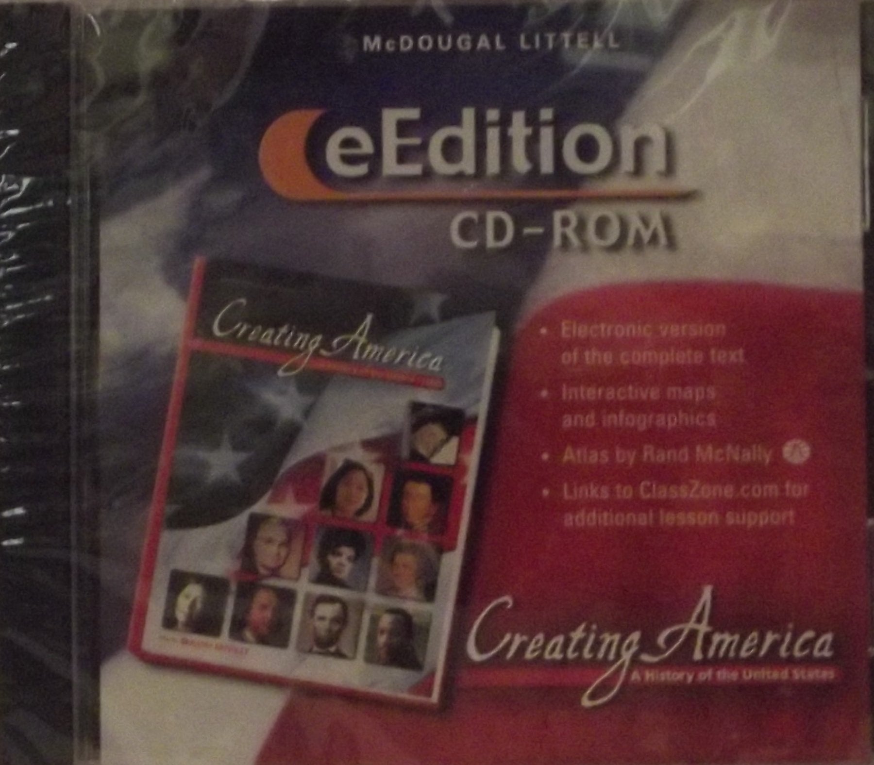 McDougal Littell Creating America: Eedition CDROM Grades 68 a History of the United States 2005 (Creating America: A History o,Used