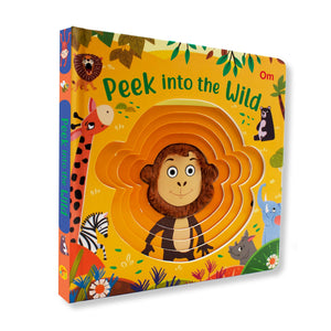 Board Book: Peek Into The Wild - Illustrated Rhymes For Kids - Board Book For Children Age 1-3 Years