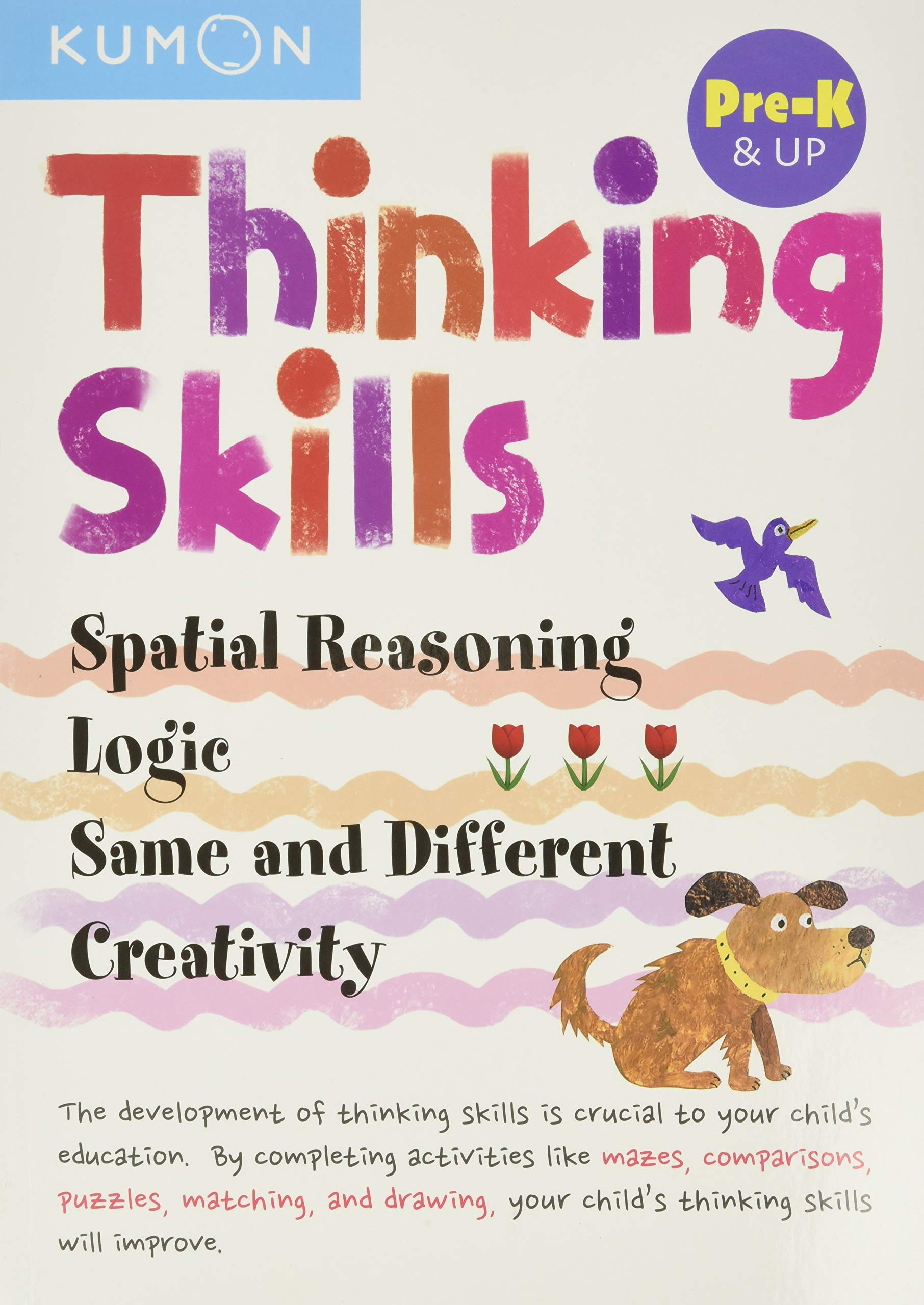 Kumon Thinking Skills Prek & Upbindup Of Prek Thinking Skills Workbook Series