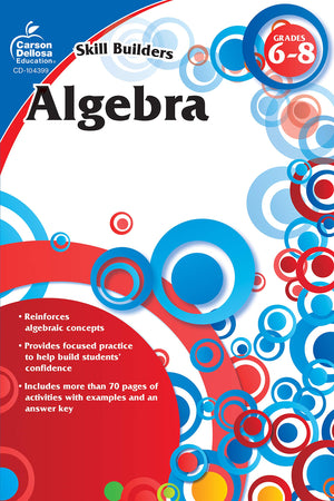Algebra, Grades 6  8 (Skill Builders),New