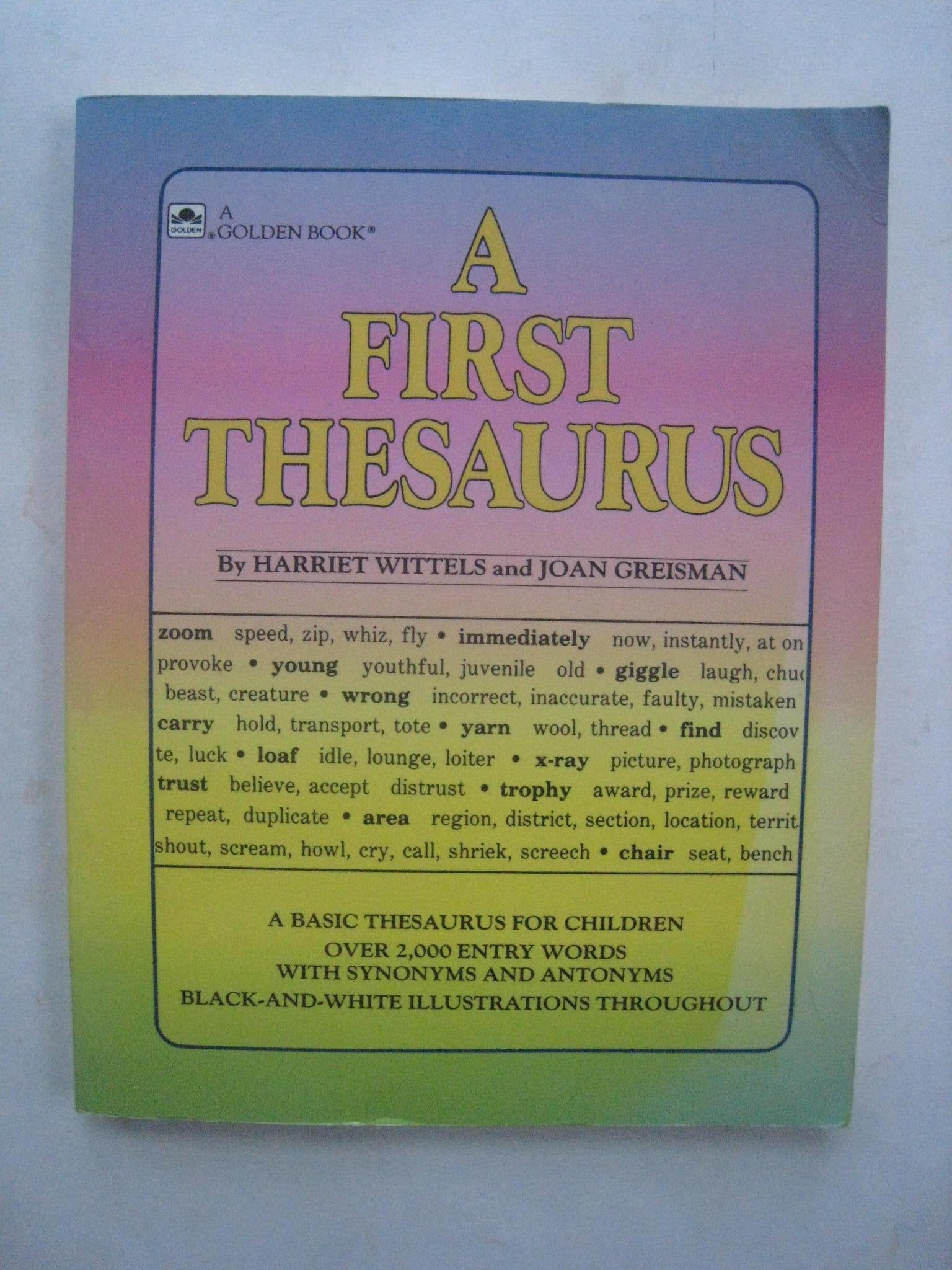 A First Thesaurus,Used