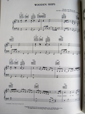 Crosby, Stills, Nash & Young: Piano/Vocal/Chords,Used