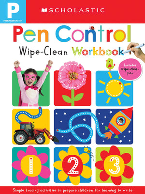 Pen Control: Scholastic Early Learners (Wipeclean),New