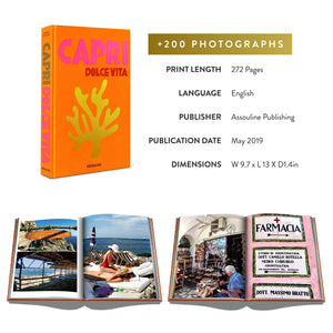 Capri Dolce Vita  Assouline Coffee Table Book,New