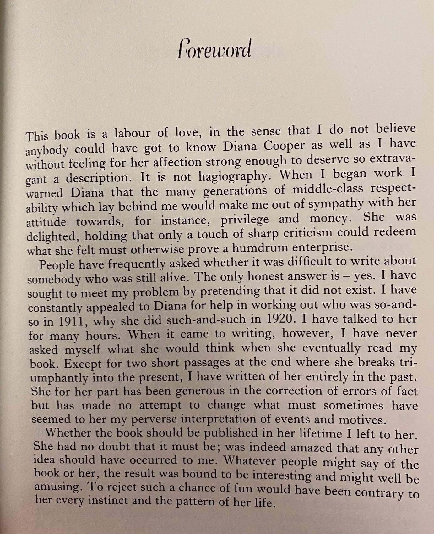 Diana Cooper: A Biography,New
