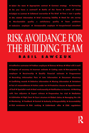 Risk Avoidance for the Building Team,Used