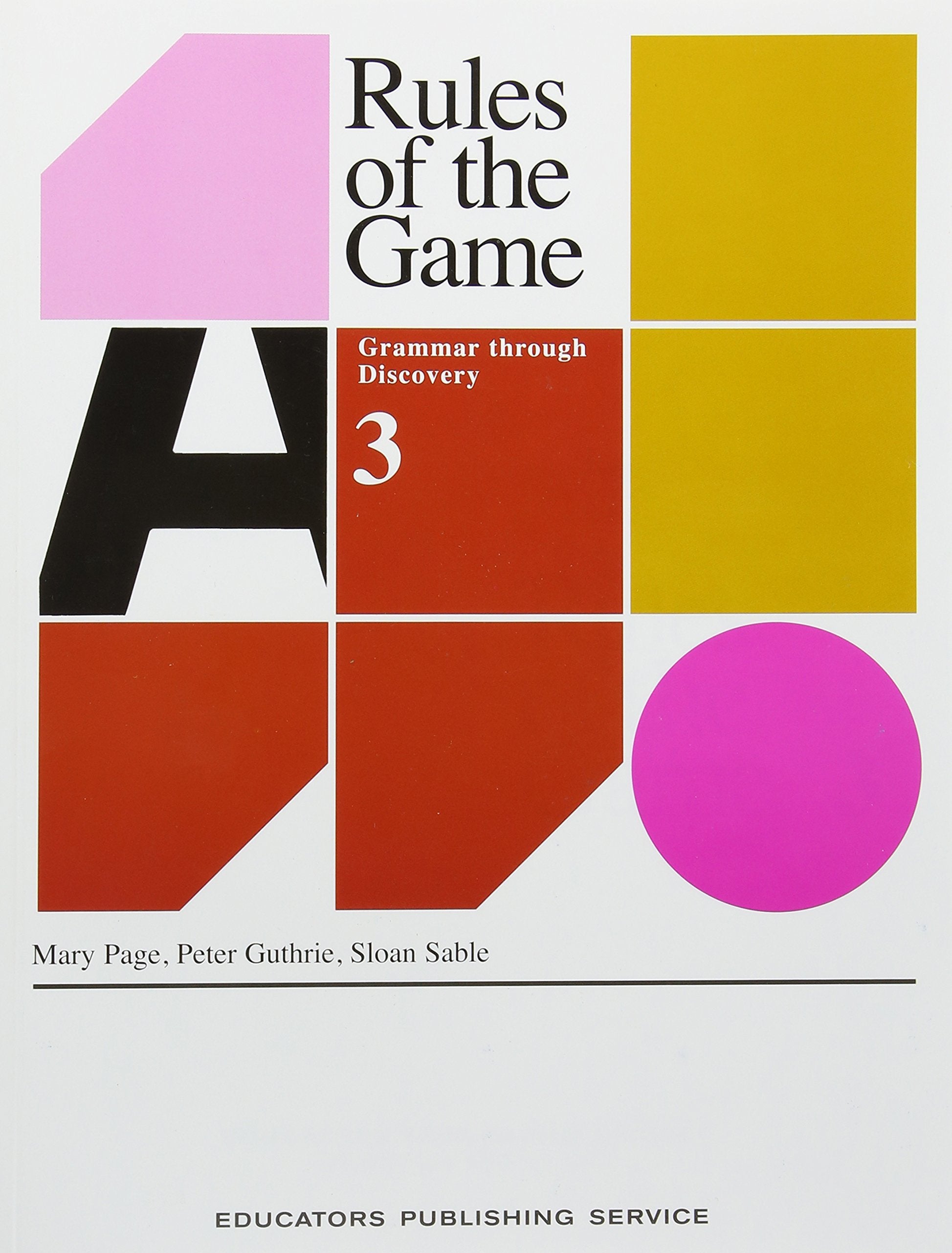 Rules Of The Game 3-used