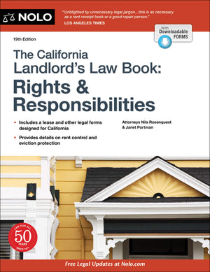 California Landlord's Law Book, The: Rights & Responsibilities (California Landlord's Law Book : Rights and Responsibilities),Used