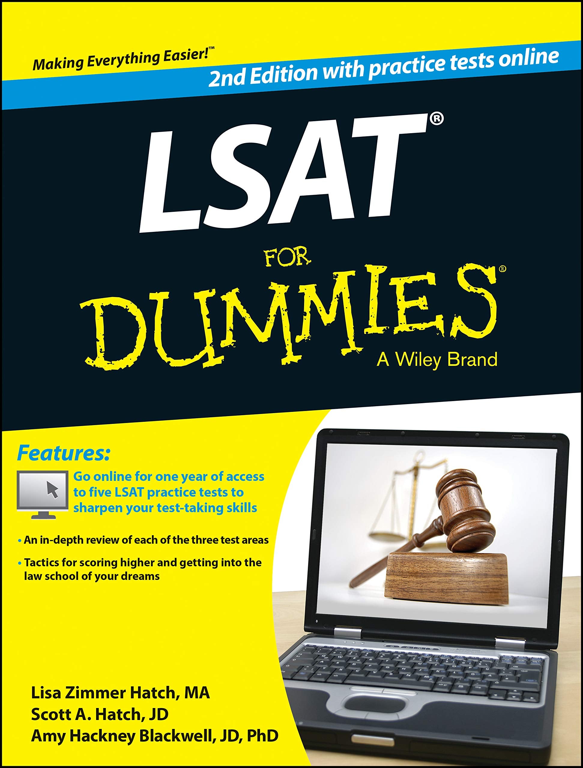 LSAT For Dummies (with Free Online Practice Tests),Used