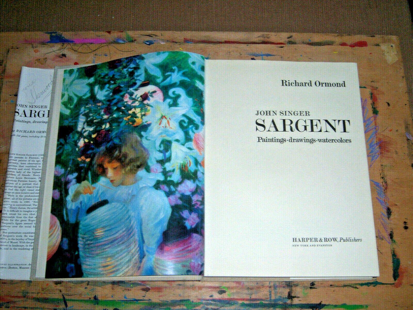 John Singer Sargent: Paintings, Drawings, Watercolors.-used