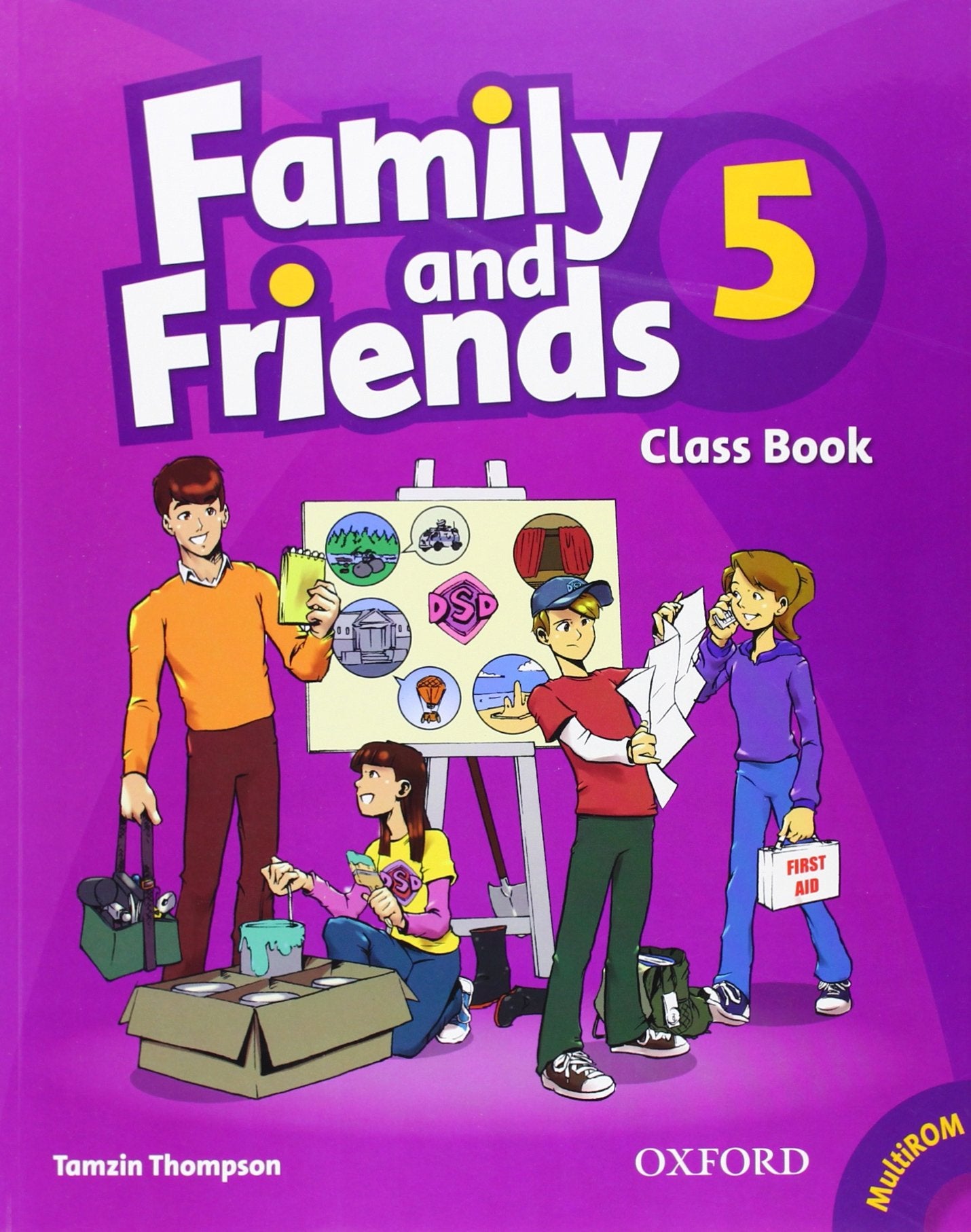 Family & Friends 5: Class Book & MultiROM Pack (Int),Used