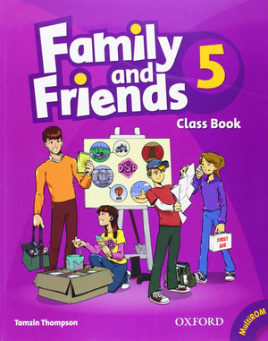 Family & Friends 5: Class Book & MultiROM Pack (Int),Used