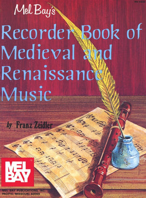 Recorder Book Of Medieval & Renaissance Music,New