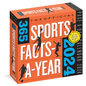 Official 365 Sports Factsayear Pageaday Calendar 2024: Trivia, Recordbreaking Feats, Come From Behind Wins & Quotes