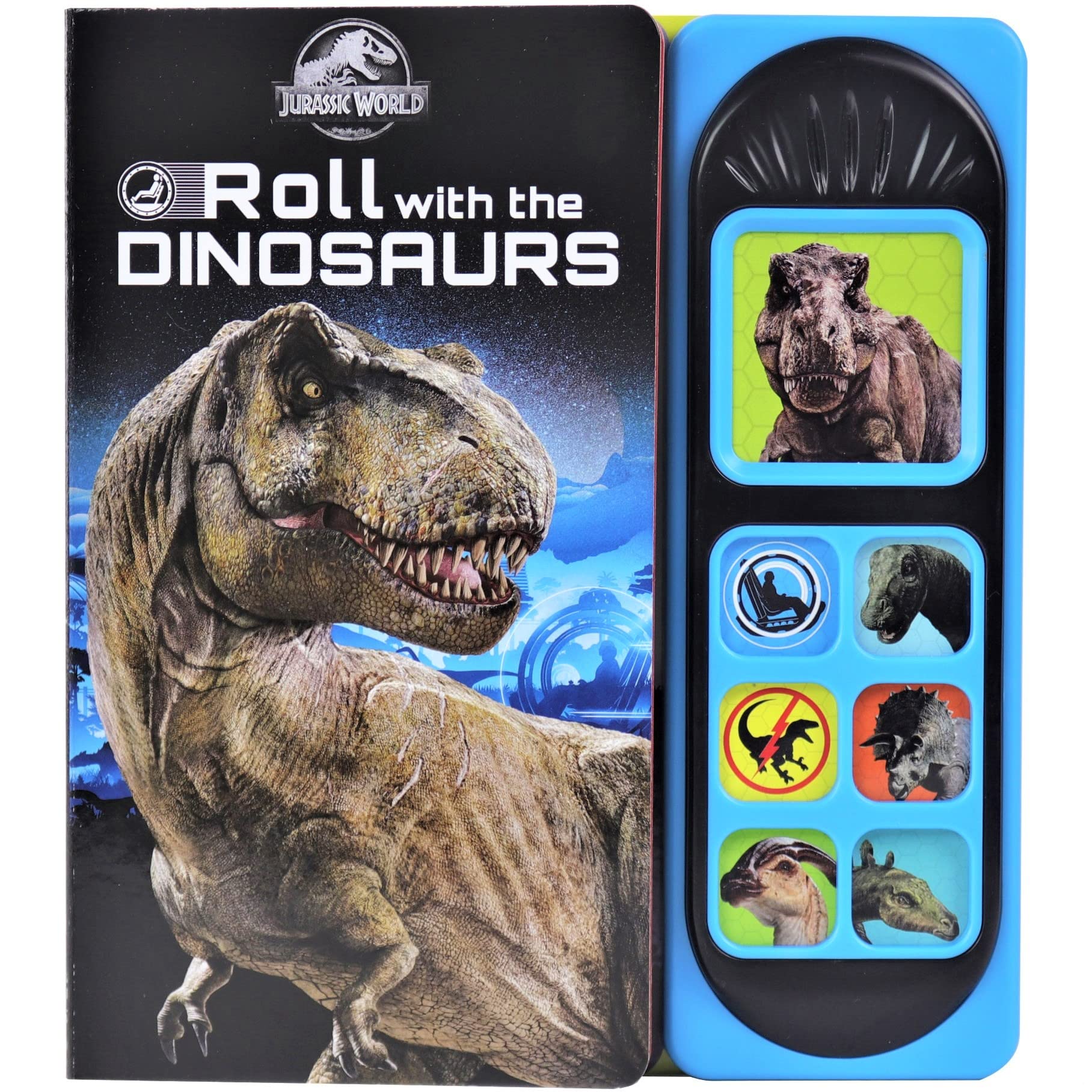 Jurassic World  Roll with the Dinosaurs Sound Book  PI Kids (PlayASound),Used