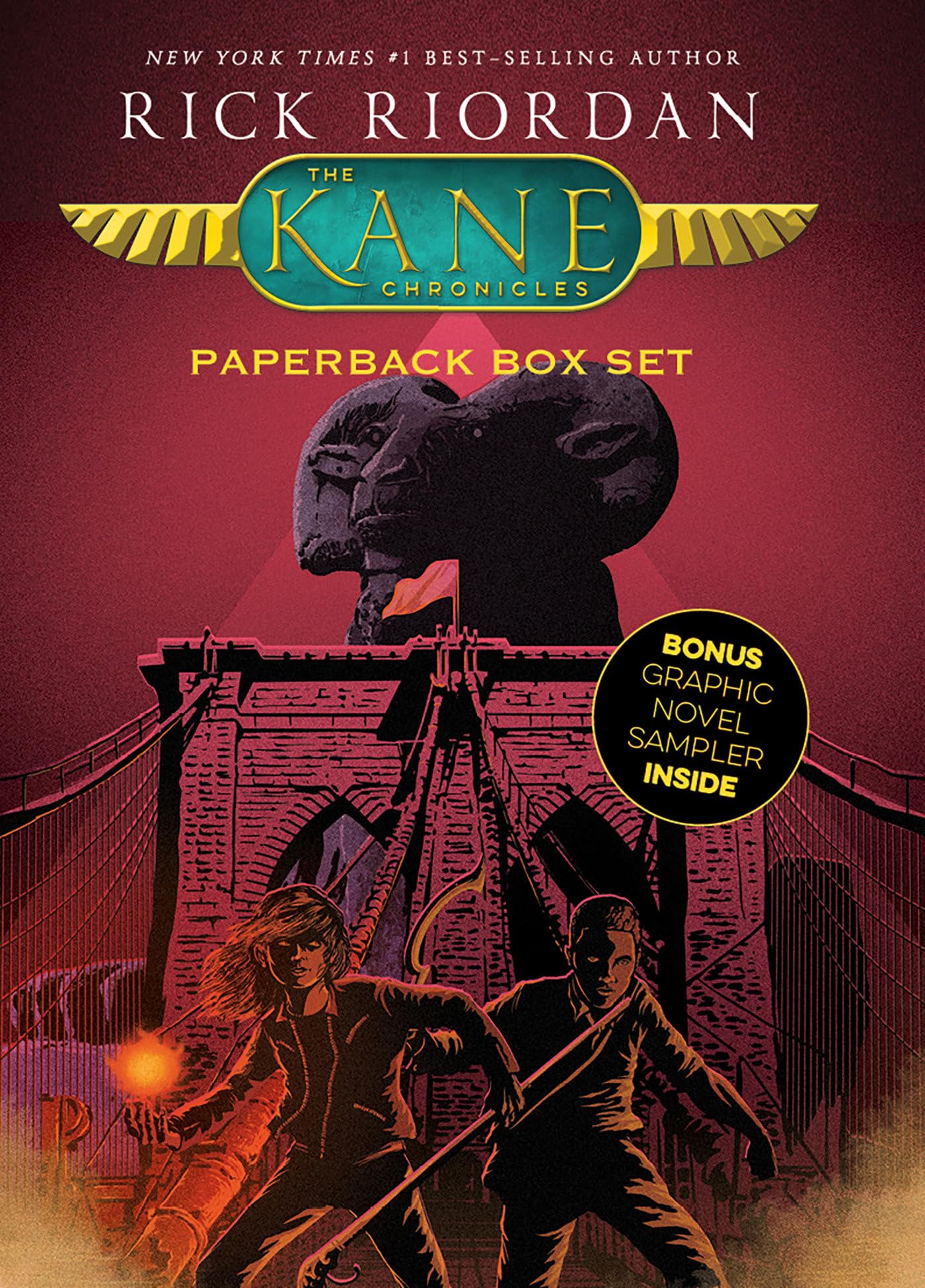 Kane Chronicles, The Paperback Box SetThe Kane Chronicles Box Set with Graphic Novel Sampler,Used