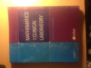 Mathematics for the Clinical Laboratory,Used