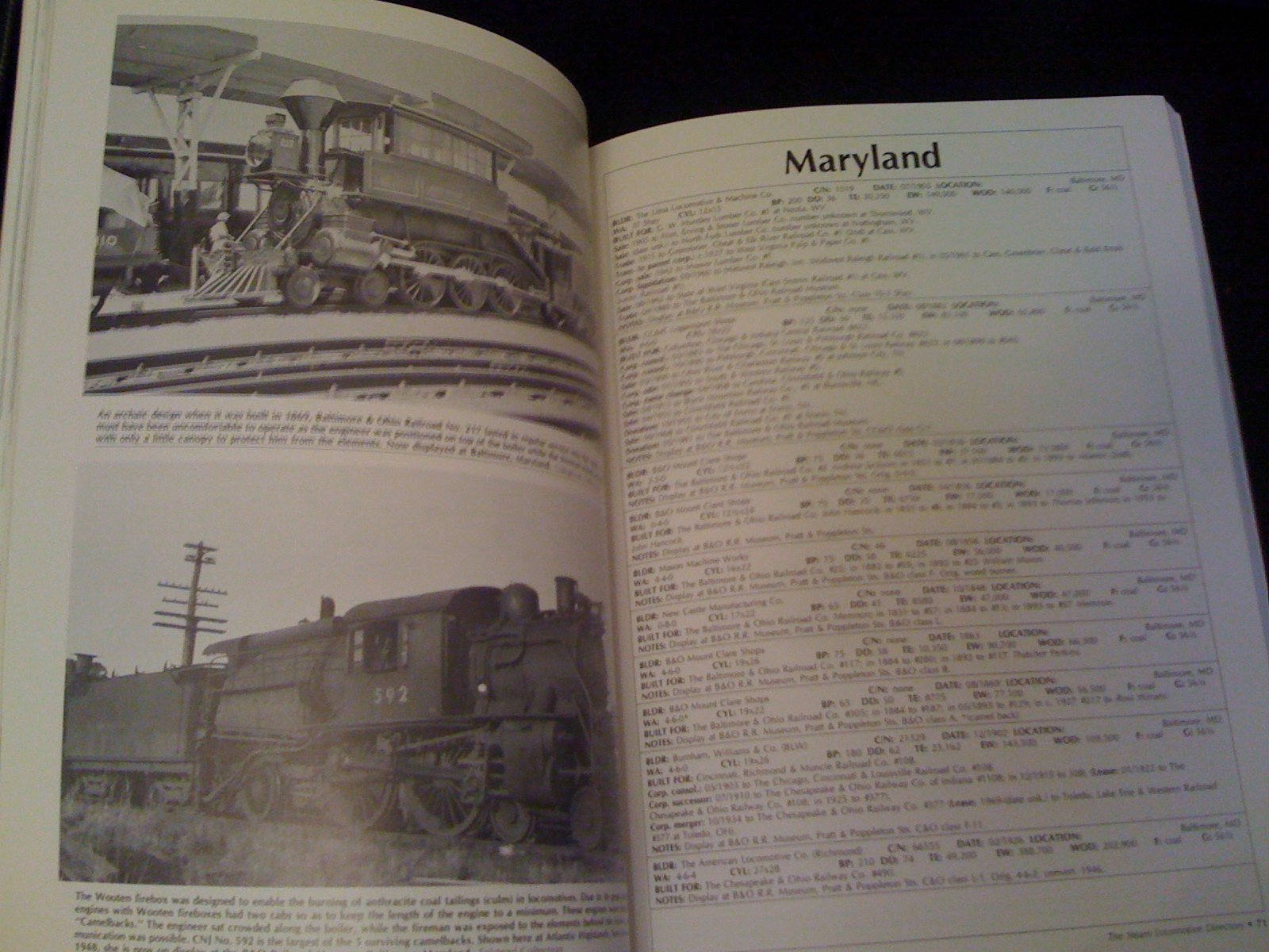 The Steam Locomotive Directory of North America, Vol. 1: Eastern United States and Canada,Used