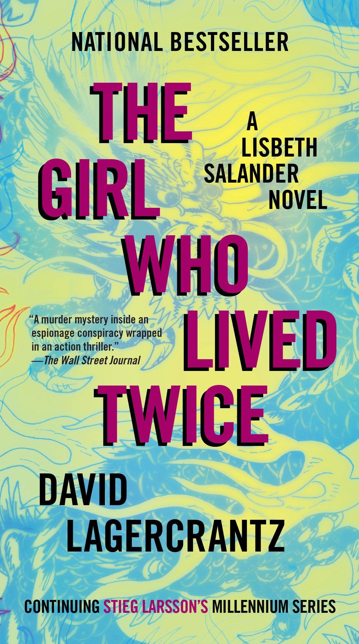 The Girl Who Lived Twice: A Lisbeth Salander Novel (The Girl with the Dragon Tattoo Series),Used