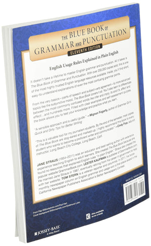 The Blue Book of Grammar and Punctuation: An EasytoUse Guide with Clear Rules, RealWorld Examples, and Reproducible Quizzes,New