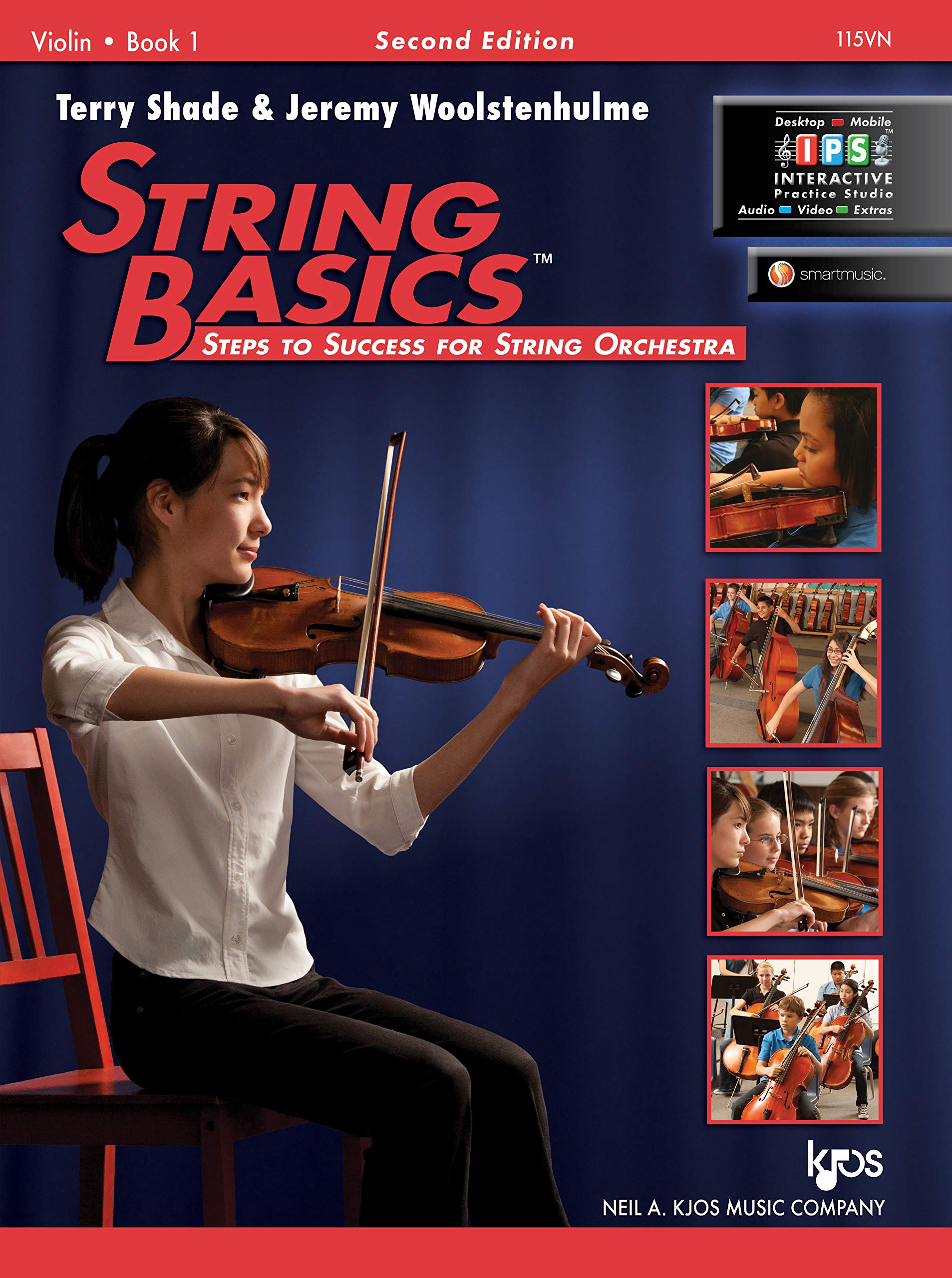 115Vn  String Basics: Steps To Success For String Orchestra Violin Book 1-used