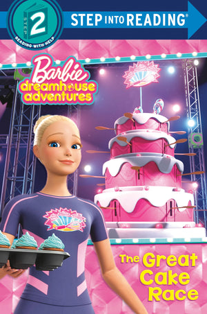 The Great Cake Race (Barbie Dreamhouse Adventures) (Step into Reading),Used