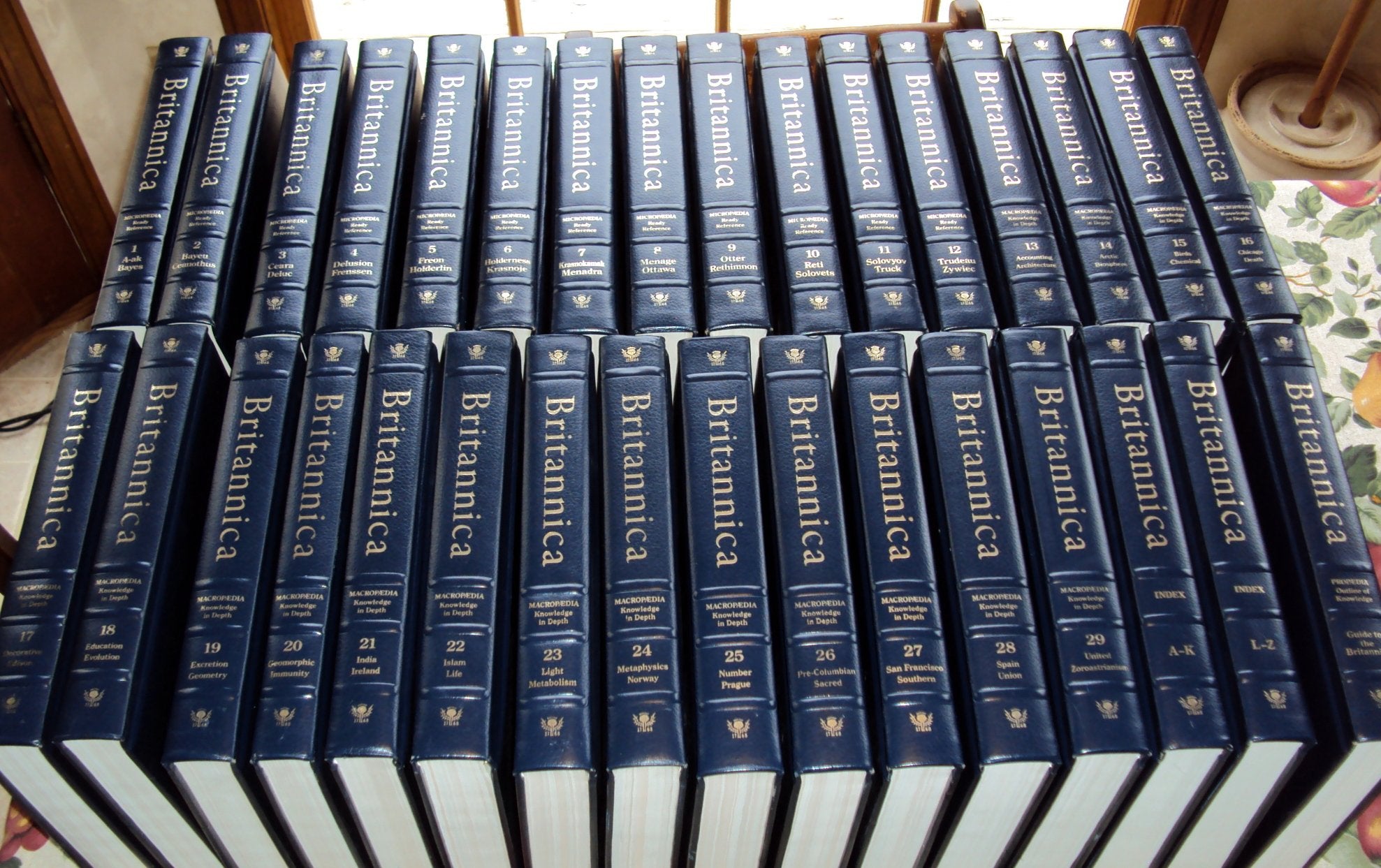 Encyclopaedia Britannica  32 Volume set,Used