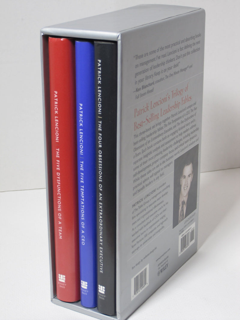 The Leadership Fables of Patrick Lencioni, Box Set, contains: The Five Temptations of a CEO; The Four Obsessions of an Extraordi,New